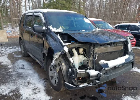 2014 Honda Pilot Lx from USA, damaged, VIN 5FNYF3H21EB015639